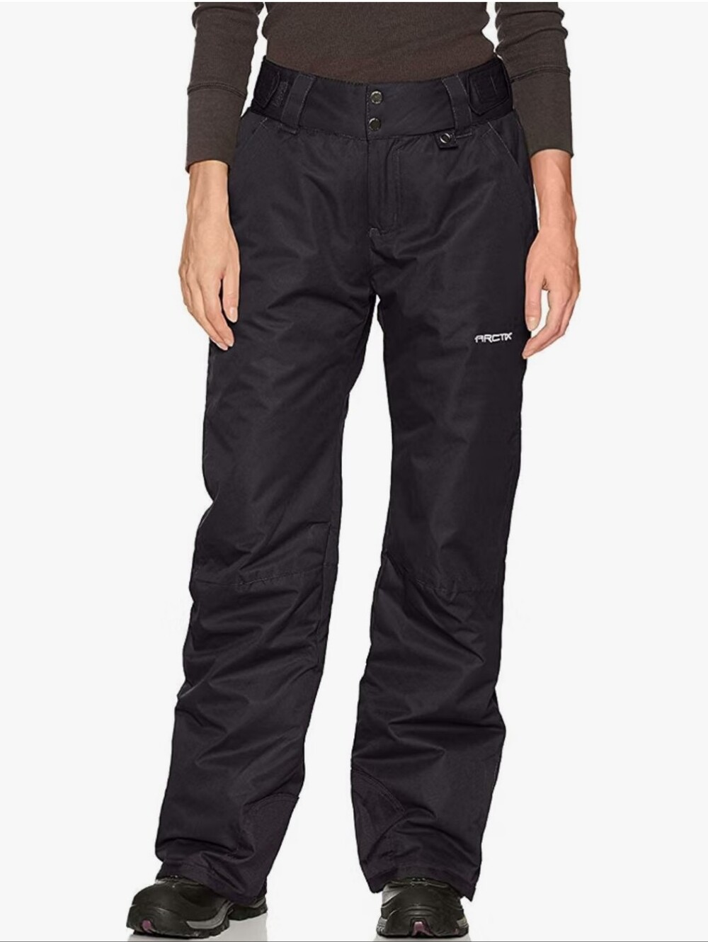 Arctix Women's Black Ski Snow Pants Reinforced Cuffs